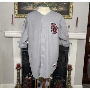 Vintage 90's FUBU The Collection #05 Men's Jersey XXL 2XL FLAWS